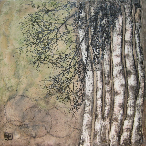The Trees Will Clap Their Hands 13x19 Fine Art Print Birch
