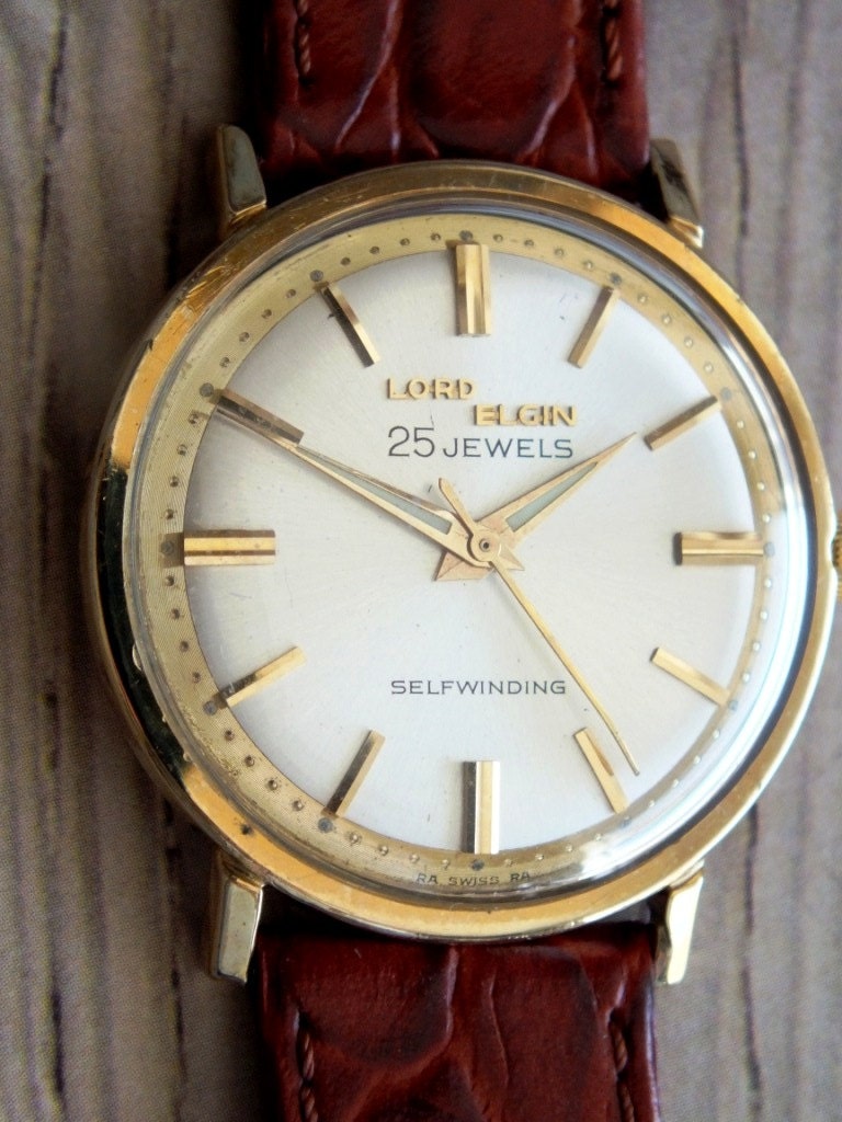 Vintage Lord Elgin 1960's Wrist Watch by avintageobsession