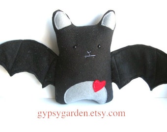 bat cat stuffed animal