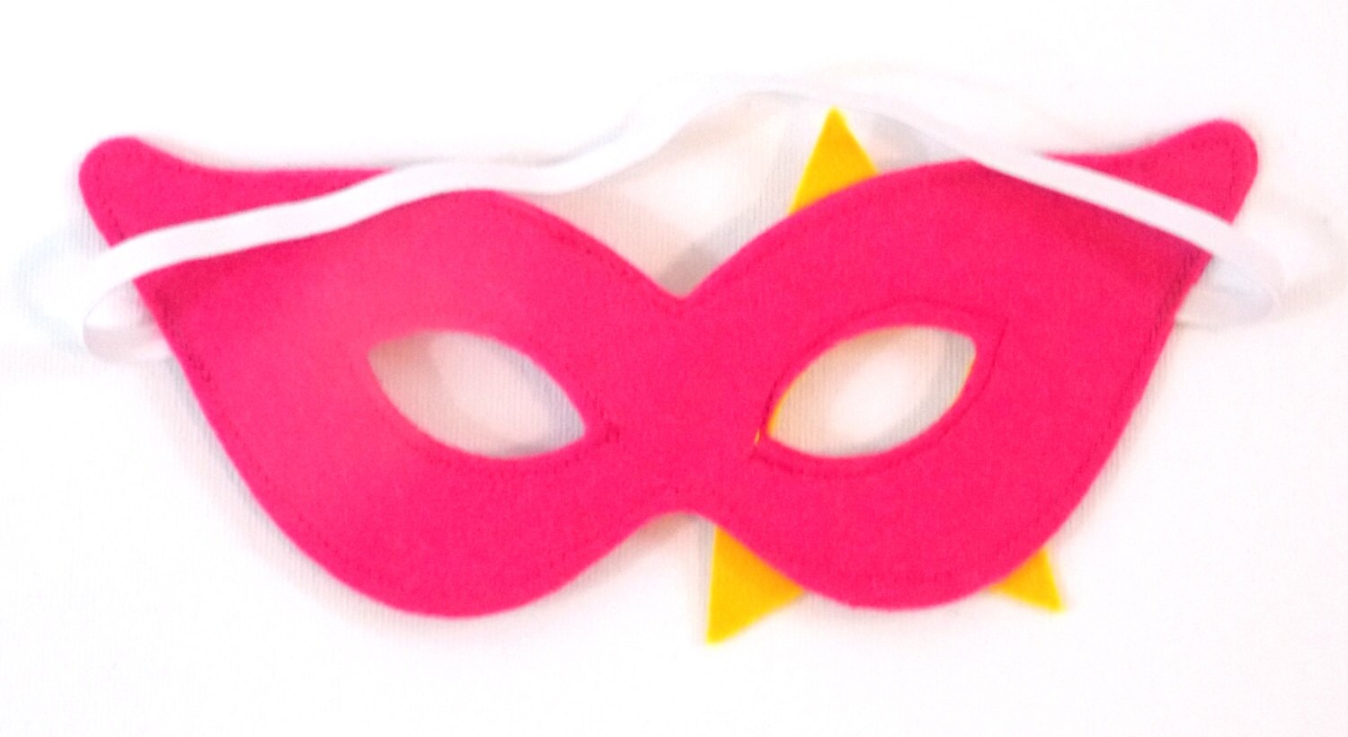 Pink Mask Superhero Mask Dress Up Costume by monichelledesigns