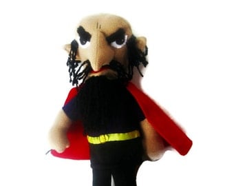 Giant Stromboli Talking Puppet from Pinocchio/ Old Man Puppet/ Man in Red Cape