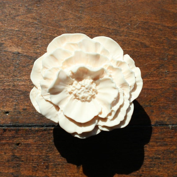 white flower drawer knobs