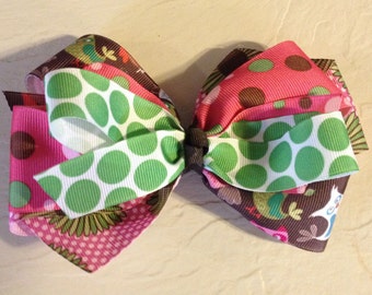 Oopsy Daisy Owls Boutique Hair Bow