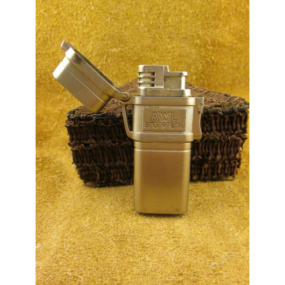Awl Super Butane Lighter Vintage Tobacciana