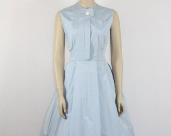 Vintage 1950's Blue Wedding Dress DREAMY by VintageFrocksOfFancy