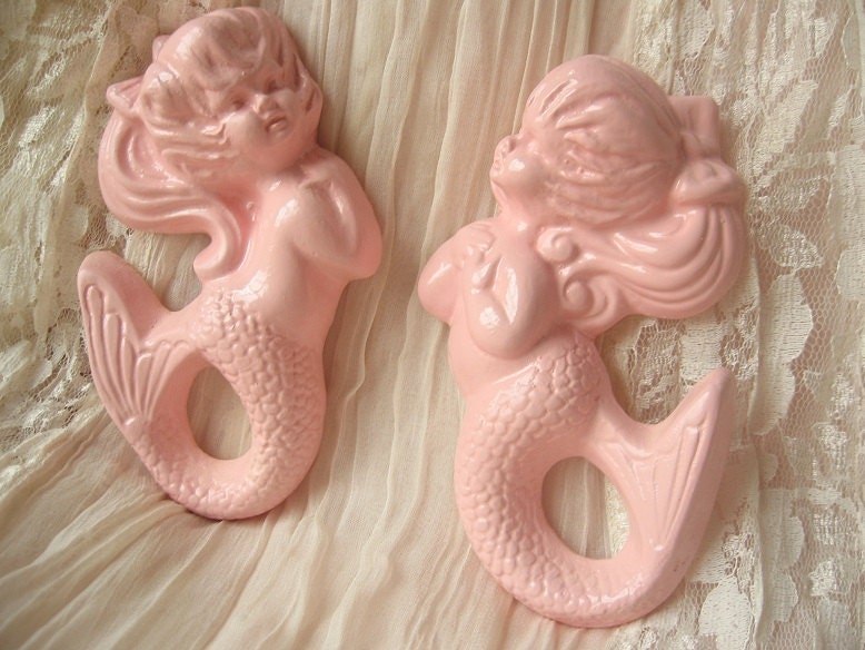 Nautical Mermaid Wall Plaques / Wall Decor/ Beach / Coastal