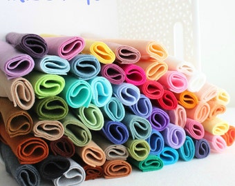 Merino Wool Blend Felt - You Choose 20 9x12 Sheets