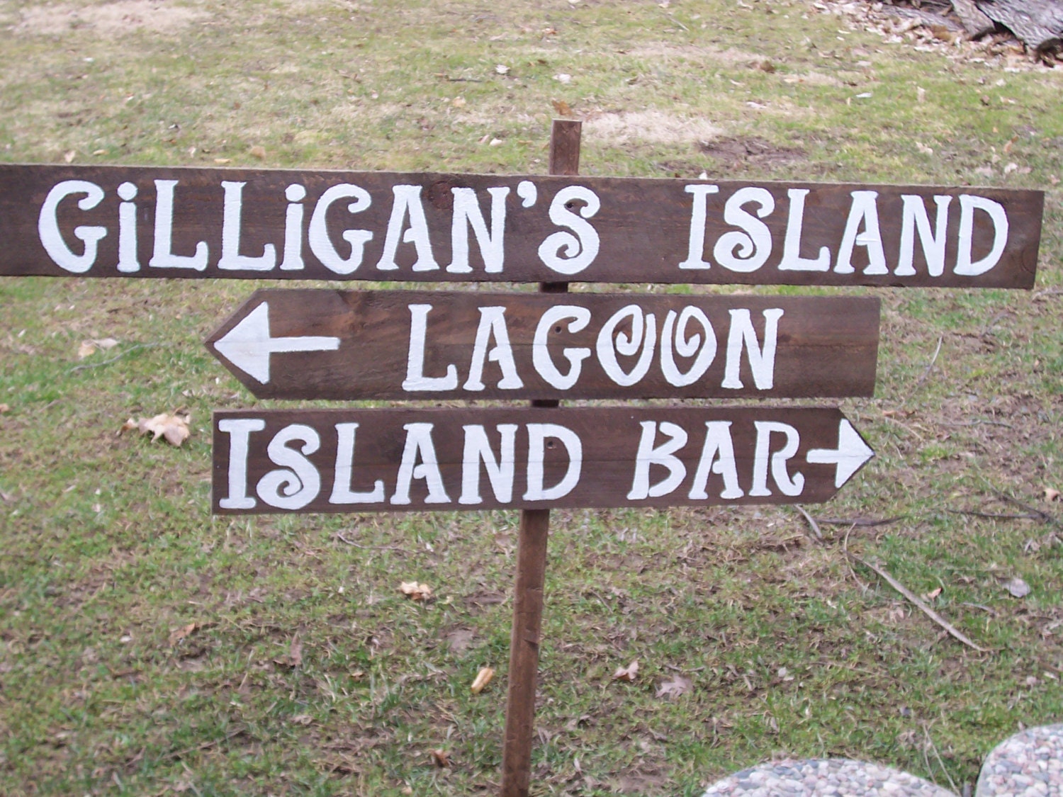 rustic Wedding Signs 3 LARGE wood yard sign 1 Stake beach