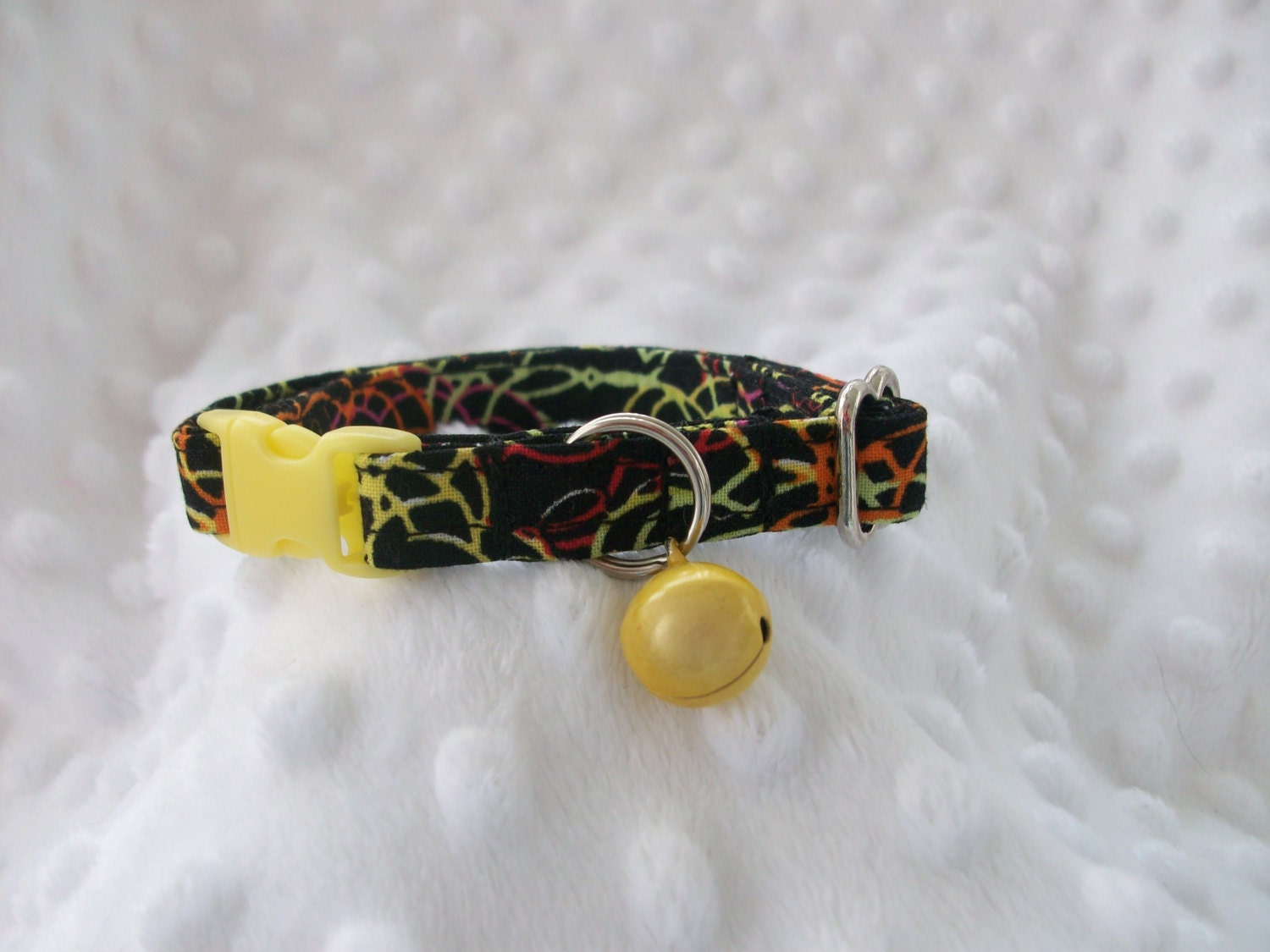 Cat Collar with bell Cat Breakaway Collar Custom Made