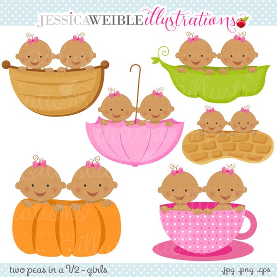 twin baby girl clipart free - photo #36