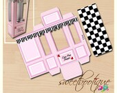 Cake Pop Box - Small Gift Box - Wedding Favour Box - Display Box - Printable - Digital File - INSTANT DOWNLOAD Il_170x135