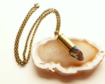 Real bullet necklace | Etsy