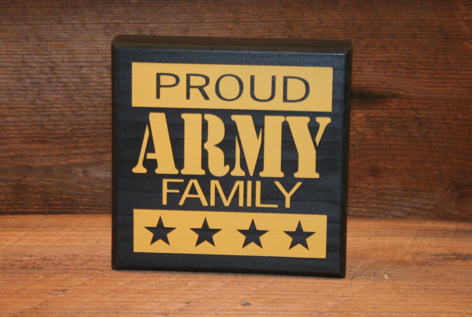 Download Proud ARMY Family Wood block painted sign by ...