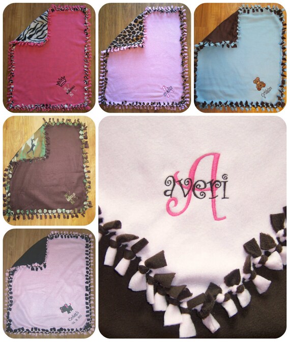 Items similar to Personalized Baby Blanket Monogram Baby Blanket Custom