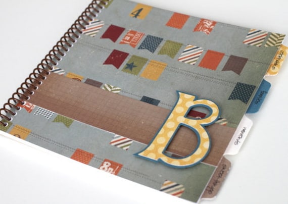 Baby Memory Book Boy/Baby Album Photo Book and Journal - BENJAMIN Design Il_570xn