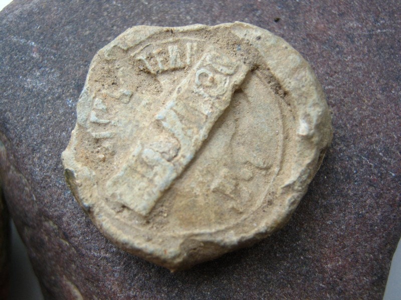 Vintage antique lead seal