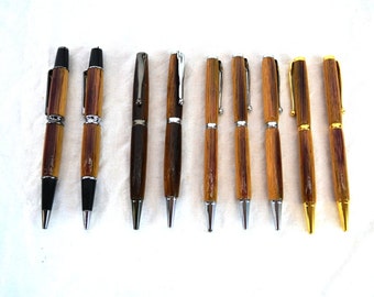 Wine Barrel Pens made from retired Napa Wine barrels - 100% Natural and Recycled
