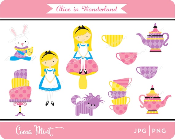 alice in wonderland cards clipart - photo #40