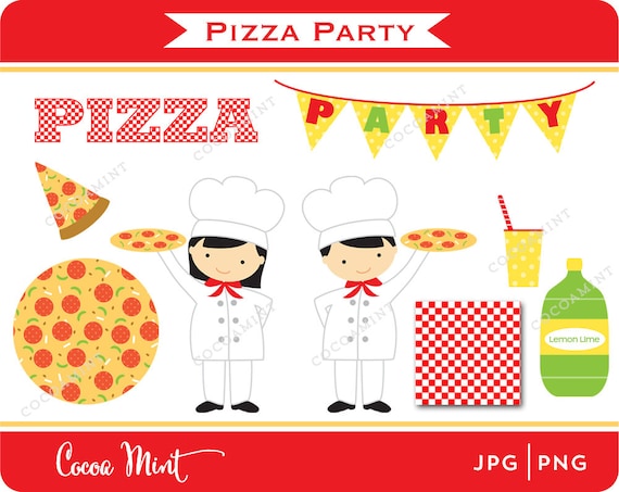 clipart of pizza party - photo #6