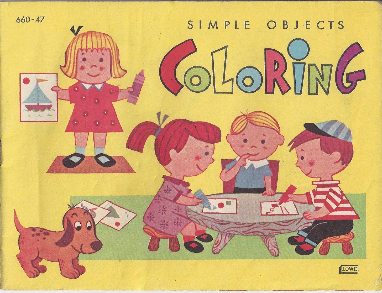 Simple Objects Coloring Book