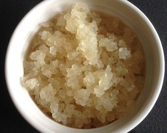 Live (not dehydrated) Thriving Water Kefir Grains - 1/3 Cup - Grown In All Organic Raw Sugar,Ready to Produce Water Kefir w/ the 1st Batch