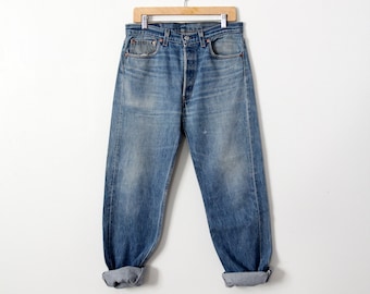 vintage Levi's 501xx denim jeans, waist 33
