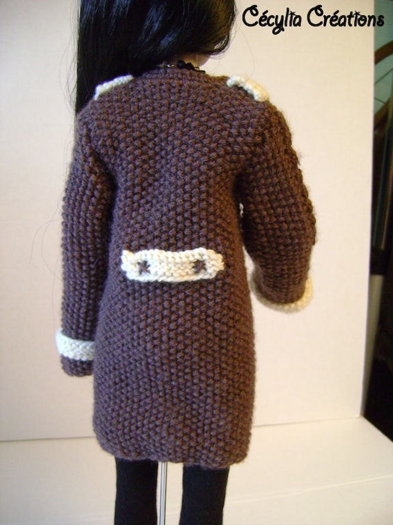 37. French and english knitting pattern PDF - Coat and his shapka for Ellowyn...
