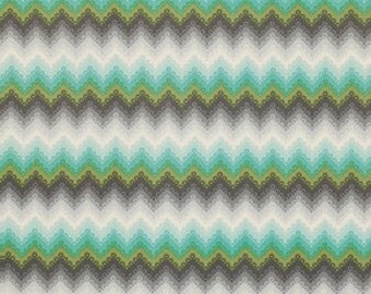 End of Bolt 1 1/4 Yards of Fox Field Pointed Lace Shade by Tula PInk for Free Spirit