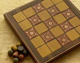 ANCIENT BOARD GAME - Woodwork - Ar t - Handmade - Decoration - Gift 