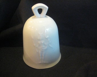 Meissen Blanc de Chine White Porcelain Bell - Stunning and Perfect