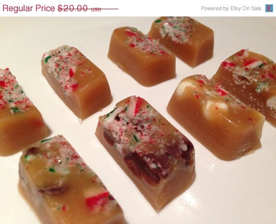 ON SALE Gourmet Candy Cane Caramels