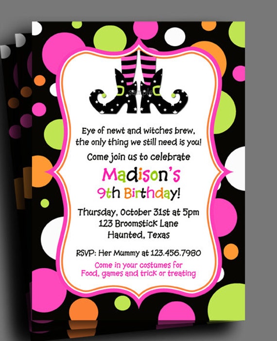 Printable Costume Party Invitations 6