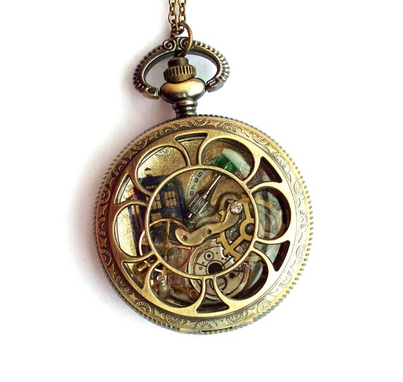Doctor Who Pocket Watch Necklace The History of the