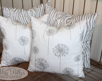 Crib Bedding- Nursery Accessories- Decorative Throw Pillow Cover with Optional Pillow Form