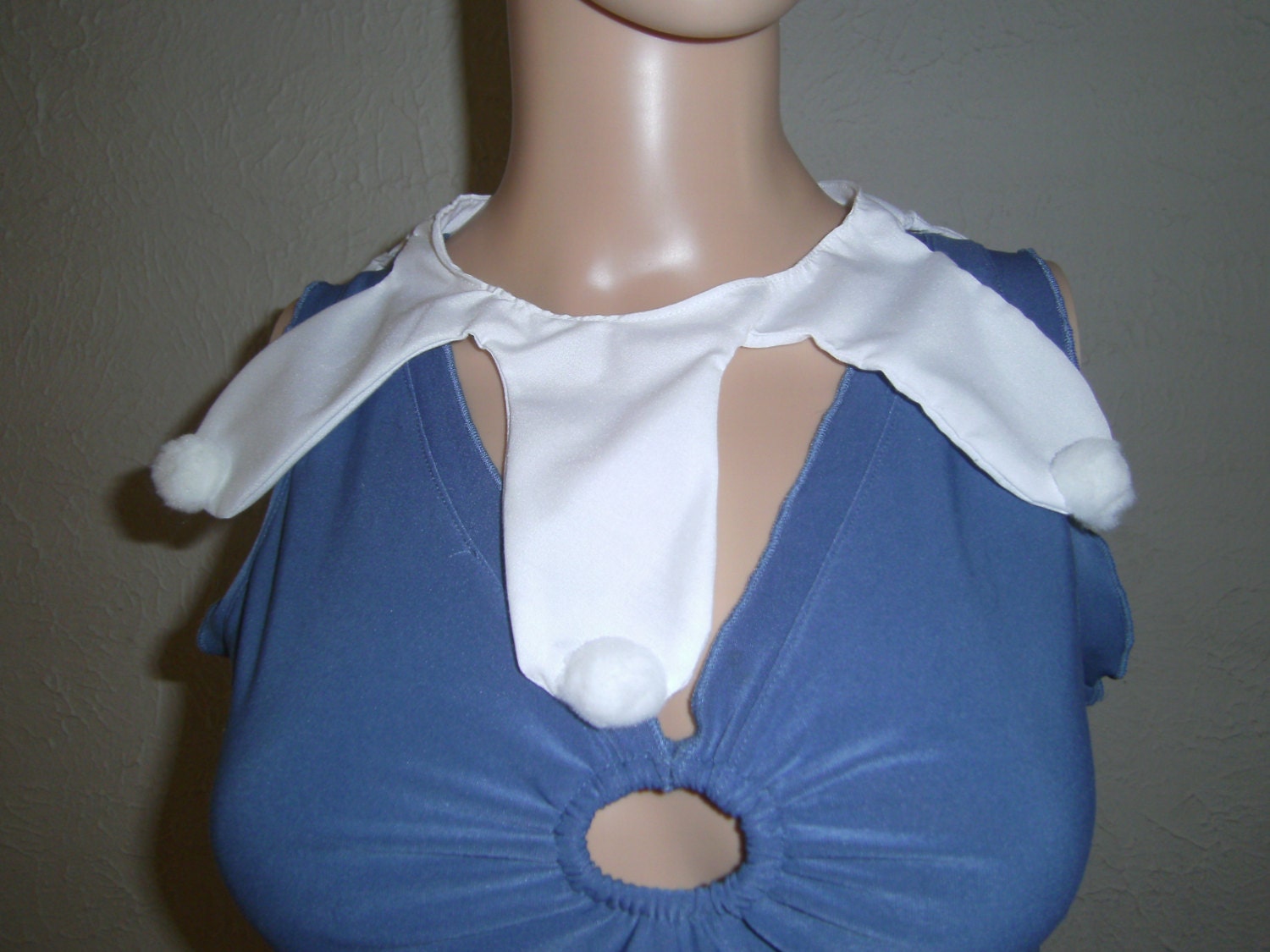 White Jester Cosplay Collar