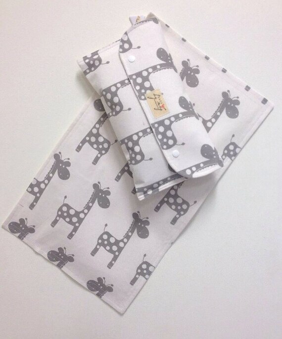 Nappy/Diaper wallet and Change mat set with waterproof lining