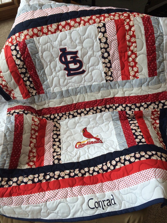 St. Louis Cardinals baby quilt