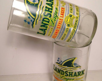 Landshark Lager Recycled Glasses - Set of 2
