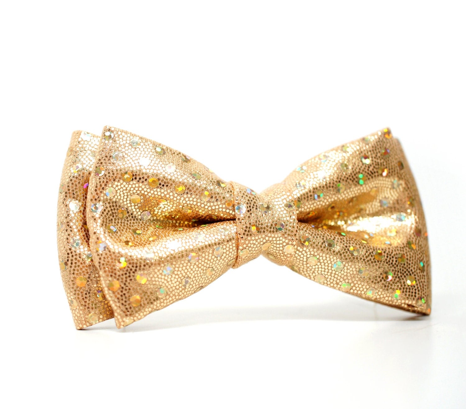 Gold glitter Bow Tie for Boys Toddlers Baby Pre-tied
