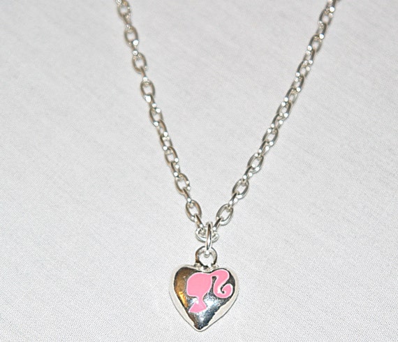 barbie necklace silver