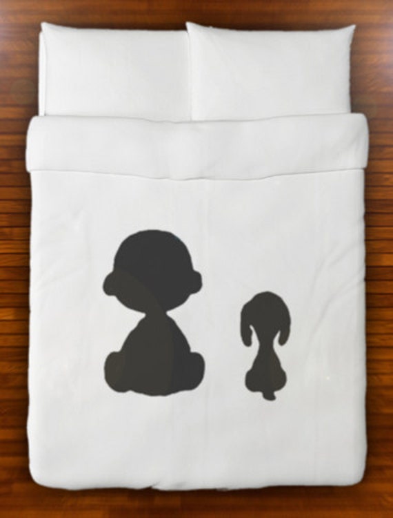 Snoopy Charlie Brown Peanuts Duvet Cover Bedding Queen King