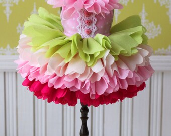 PO - Anniedollz Handmade Blythe Petals Dress - Pink