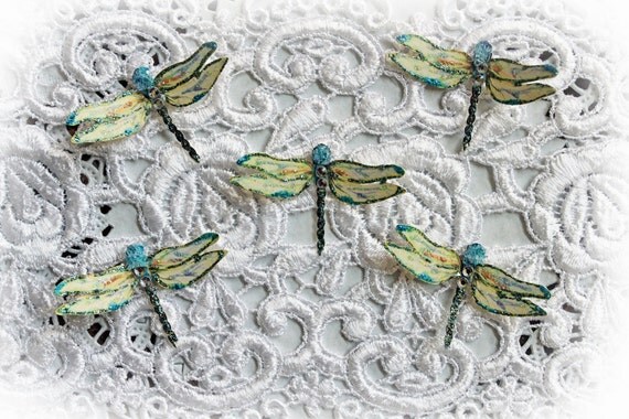 Reneabouquets Tiny Treasures Handcrafted Dragonfly Set