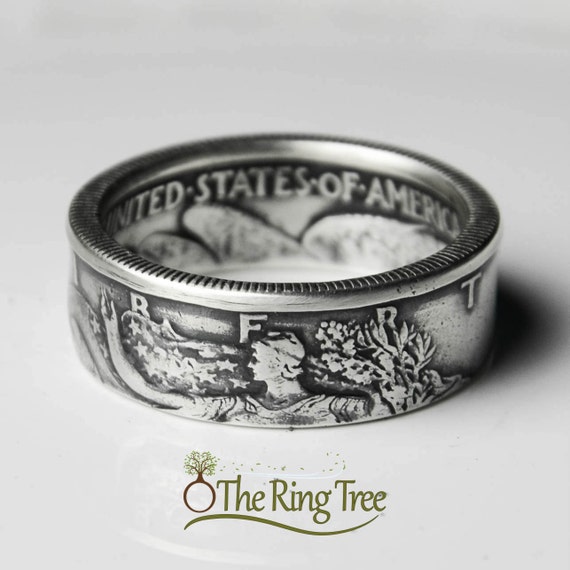 Walking Liberty Coin Ring - Silver (.900)