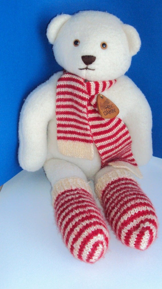 dakin white teddy bear