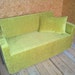 Slipcover for Solsta sofa-bed (from IKEA) , yellow-green colour, nice fabric - reserved for Clinton Green