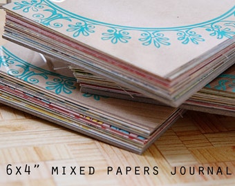 4x6" Mixed Papers Journal with 40 pages