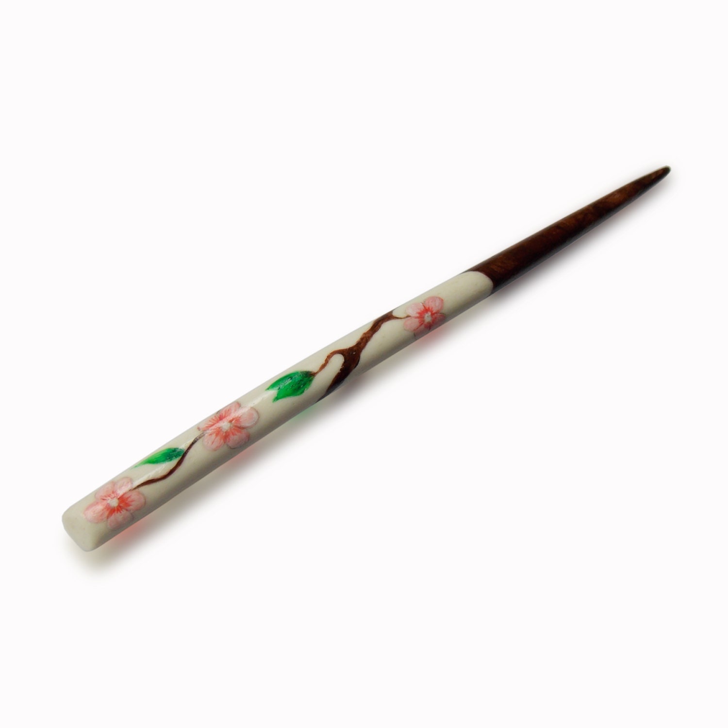 Sakura Japanese Hair Stick Cherry Blossom Kanzashi Geisha Pink