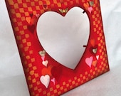 LOVING HEARTS FRAME, A Hand Painted Wooden Photo Frame Celebrating The Love of Our Lives