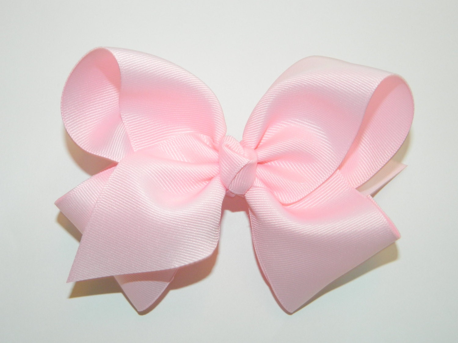 Light Pink Extra Large Hair Bow By Virginiabows On Etsy